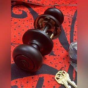 Kwikset Cove Keyed Entry Lock 94002-950 Matte Black NEW